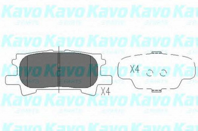 KAVO PARTS kbp9078 -  Комплект тормозных колодок, дисковый тормоз